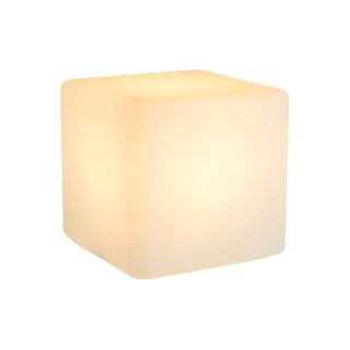 ZOWALA - Modern White Cube LED Floor Lamp with Foot Switch Image - 5