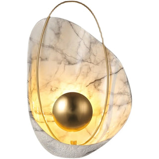 Artistic Resin Shade Black Geometric Metal Wall Lamp Zawala Image - 9