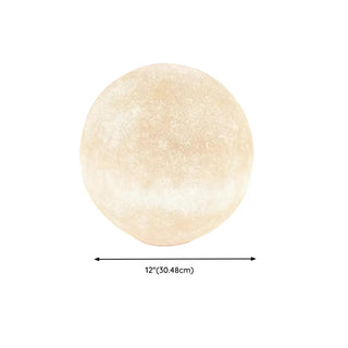Modern White Moon Sphere Floor Lamp with Rocker Switch Zawala Image - 16