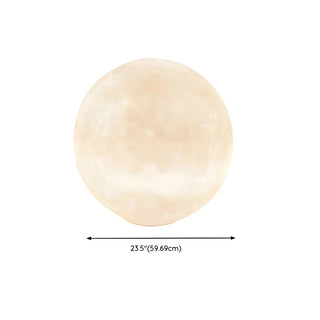 Modern White Moon Sphere Floor Lamp with Rocker Switch Zawala Image - 19