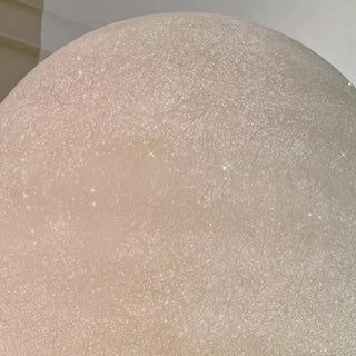Modern White Moon Sphere Floor Lamp with Rocker Switch Zawala Image - 10