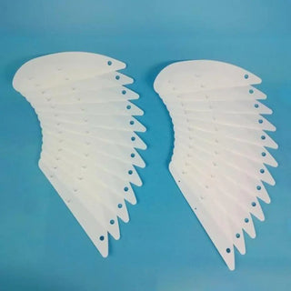 ZOWALA - Sculptural Dining Room White Resin Swirl Pendant Light Image - 10