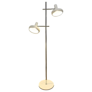 Adjustable 2-Light White Cone Modern Floor Lamp Zawala Image - 8