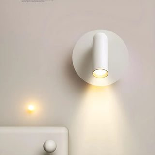 Adjustable Round and Cylindrical LED Wall Sconce Zawala Image - 1