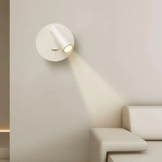 Adjustable Round and Cylindrical LED Wall Sconce Zawala Image - 5