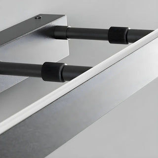 White Modern Rectangular Wall Bathroom Vanity Light Zawala Image - 15