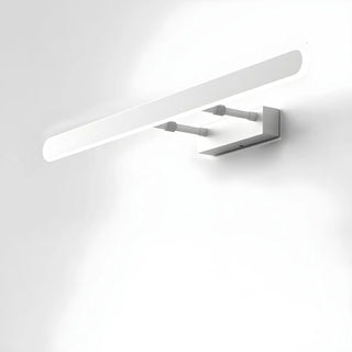 White Modern Rectangular Wall Bathroom Vanity Light Zawala Image - 4