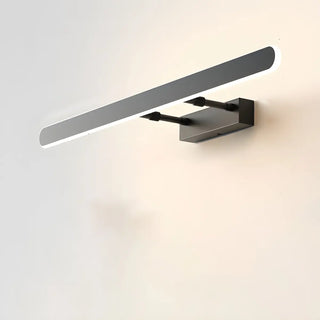 White Modern Rectangular Wall Bathroom Vanity Light Zawala Image - 7