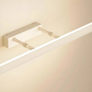 White Modern Rectangular Wall Bathroom Vanity Light Zawala Image - 8