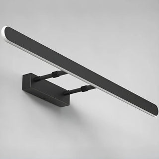 White Modern Rectangular Wall Bathroom Vanity Light Zawala Image - 9