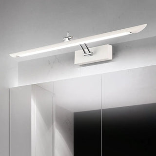 Adjustable White Rectangle Metal LED Vanity Light Zawala Image - 2
