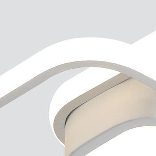 ZOWALA - Modern White Square 3-Light Flush Mount Light Image - 10