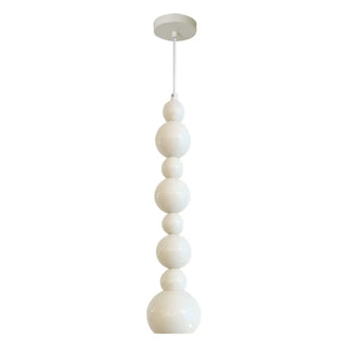 ZOWALA - Modern Stacked Globe Metal Bedroom Pendant Light Image - 9