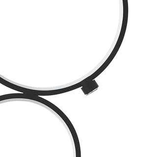 Artistic Modern Stacked Ring LED Bedside Floor Lamp Zawala Image - 10
