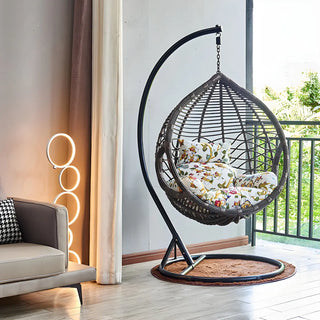 Artistic Modern Stacked Ring LED Bedside Floor Lamp Zawala Image - 5