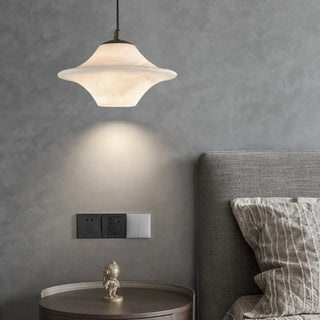ZOWALA - Modern White Schoolhouse Pendant Light with Bi-pin Image - 2