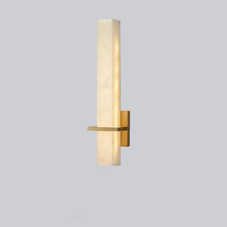 Minimalist Marble Texture Gold Geometric Wall Sconce Zawala Image - 4