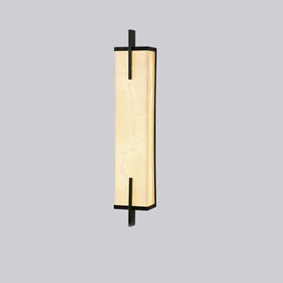Minimalist Marble Texture Gold Geometric Wall Sconce Zawala Image - 6