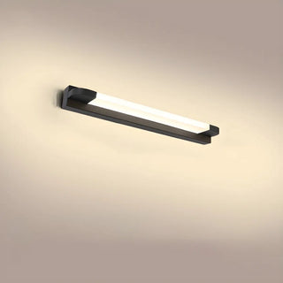 White Modern Straight Integrated LED Vanity Light Zawala Image - 13