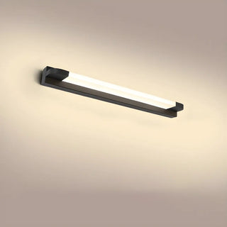 White Modern Straight Integrated LED Vanity Light Zawala Image - 16
