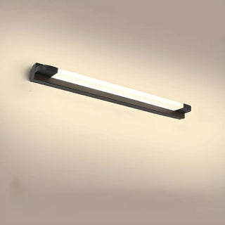 White Modern Straight Integrated LED Vanity Light Zawala Image - 20