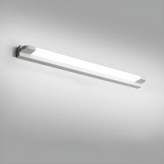 White Modern Straight Integrated LED Vanity Light Zawala Image - 21