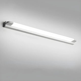 White Modern Straight Integrated LED Vanity Light Zawala Image - 25