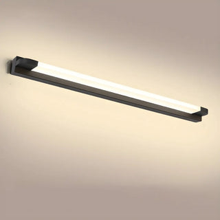 White Modern Straight Integrated LED Vanity Light Zawala Image - 28