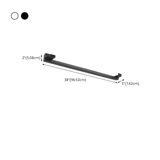 White Modern Straight Integrated LED Vanity Light Zawala Image - 33