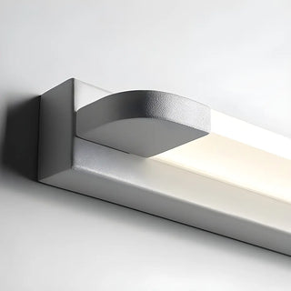 White Modern Straight Integrated LED Vanity Light Zawala Image - 6