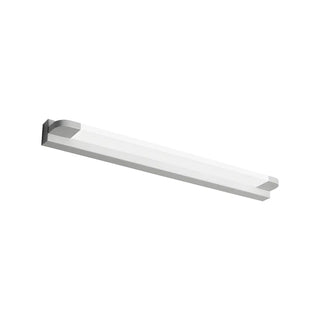 White Modern Straight Integrated LED Vanity Light Zawala Image - 8