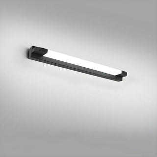 White Modern Straight Integrated LED Vanity Light Zawala Image - 9