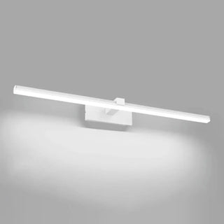 Simple White Rectangular LED Bathroom Vanity Light Zawala Image - 7
