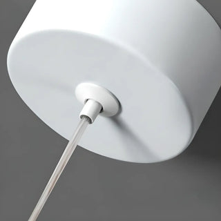 ZOWALA - Modern White Swirl Dome Angular Glass Pendant Light Image - 13