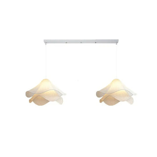Organic Modern Round Restaurant Pendant Light White Zawala Image - 6