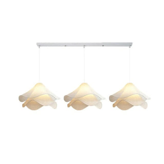 Organic Modern Round Restaurant Pendant Light White Zawala Image - 7