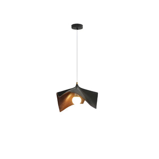ZOWALA - Modern White Bedroom Geometric Metal Pendant Light Image - 11
