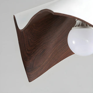 ZOWALA - Modern White Bedroom Geometric Metal Pendant Light Image - 9