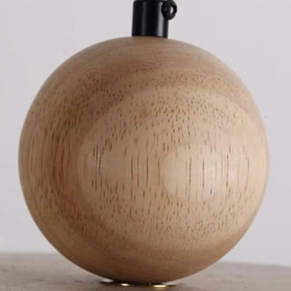 ZOWALA - Modern Gray Drum Stone Adjustable Height Pendant Light Image - 12