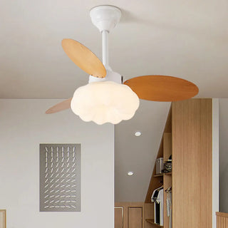 Moderlln LED Metal Ceiling Fan Light Image - 1