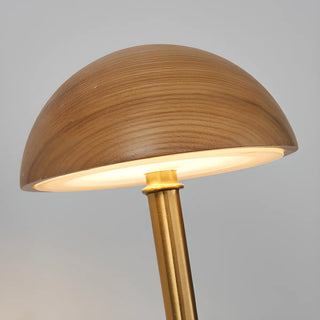 Modern Wooden Dome Metal LED Wall Sconce Light Zawala Image - 10