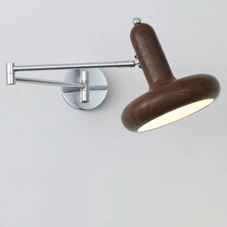 Unique Adjustable Round Metal Swing Arm Wall Sconce Zawala Image - 11