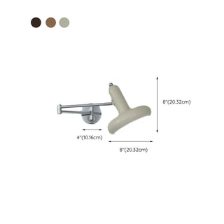 Unique Adjustable Round Metal Swing Arm Wall Sconce Zawala #size