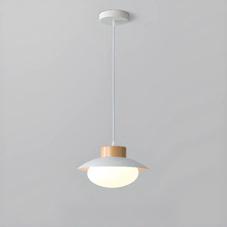 ZOWALA - Scandinavian Modern Triple White Glass Dome Pendant Light Image - 10