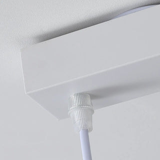 ZOWALA - Scandinavian Modern Triple White Glass Dome Pendant Light Image - 12