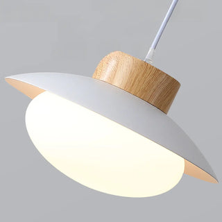 ZOWALA - Scandinavian Modern Triple White Glass Dome Pendant Light Image - 14