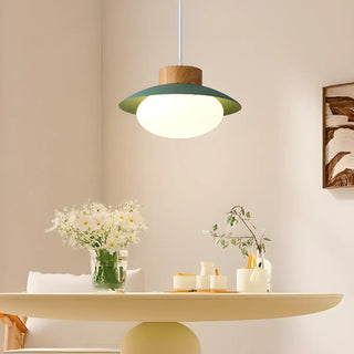 ZOWALA - Scandinavian Modern Triple White Glass Dome Pendant Light Image - 3