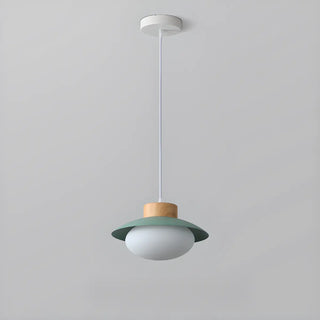 ZOWALA - Scandinavian Modern Triple White Glass Dome Pendant Light Image - 9