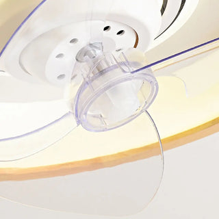 ZOWALA - Modern Wood Integrated LED Flush Mount Ceiling Light Image - 5