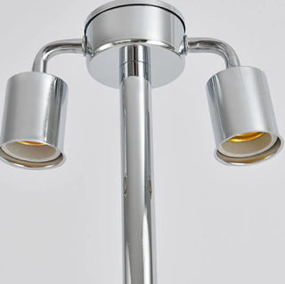 ZOWALA - Modern Yellow Dome Shade Column Metal Floor Lamp Image - 7